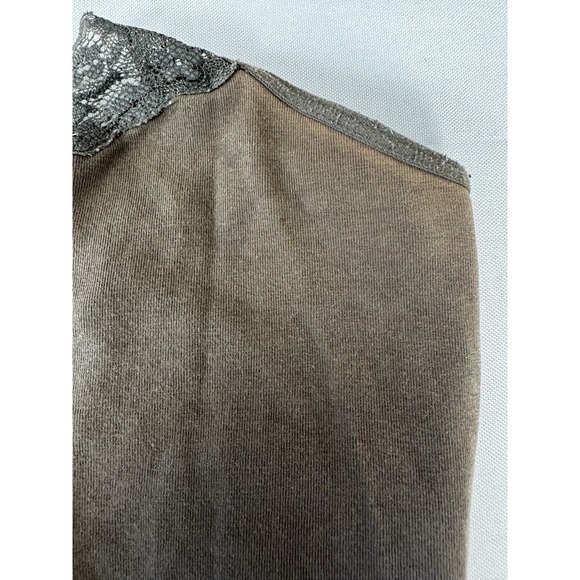 VTG Y2K Cami Top Whimsigoth Express Medium Chocolate Brown Boho Fairy Grunge - Picture 10 of 14